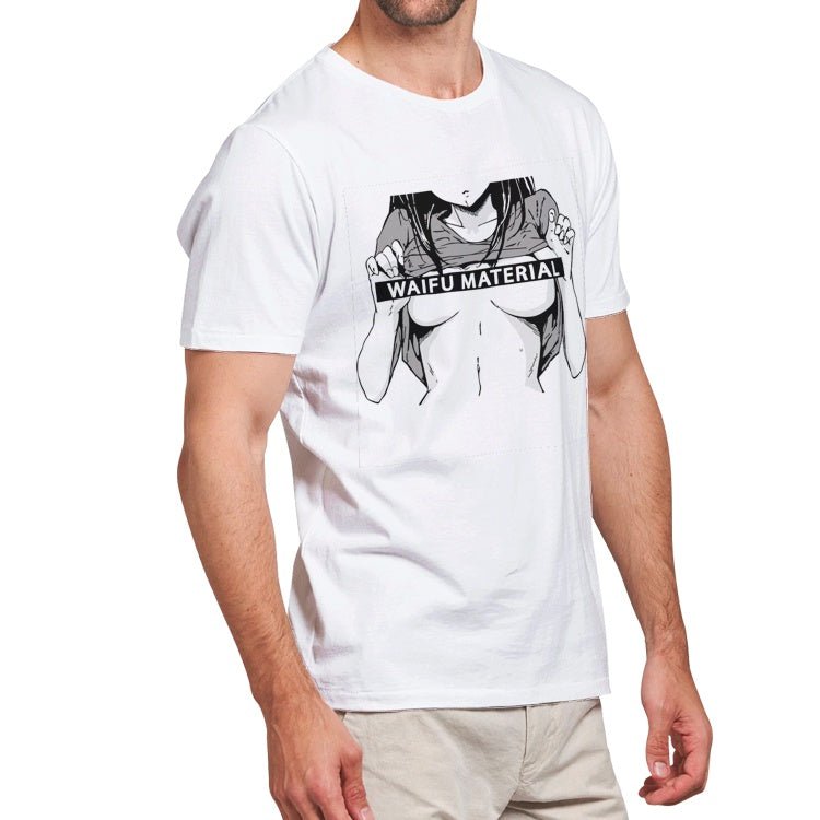 "Waifu Material" - Hentai Tee - Nikkoto